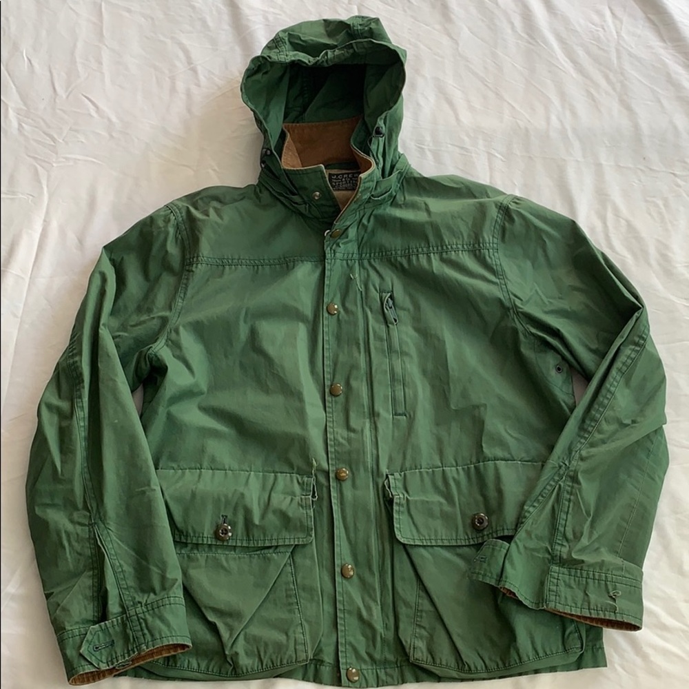 J Crew Light Weight Green Jacket M